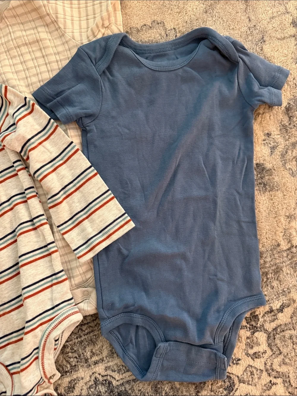 3-Pack Baby Boys' Short & Long Sleeve Bodysuits • 18m + 24m